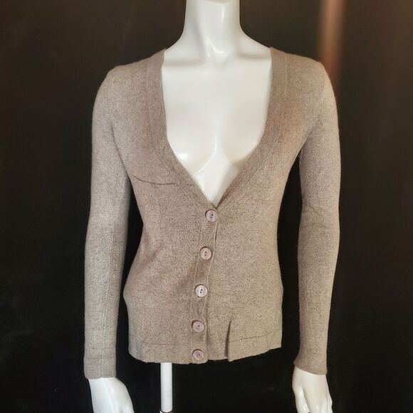 Ann Taylor Loft Brown Cardigan (XS) - Picture 2 of 5